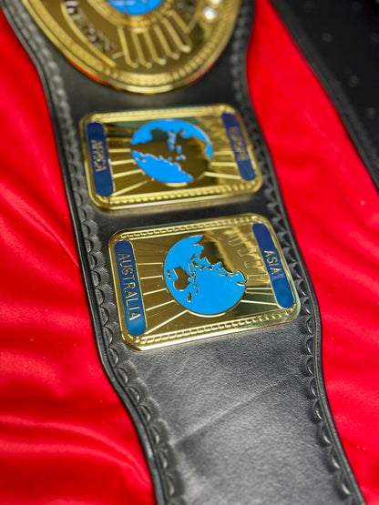 WWE Oval Intercontinental Replica Championship Hand Crafted Real Leather Strap