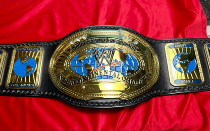 WWE Oval Intercontinental Replica Championship Hand Crafted Real Leather Strap