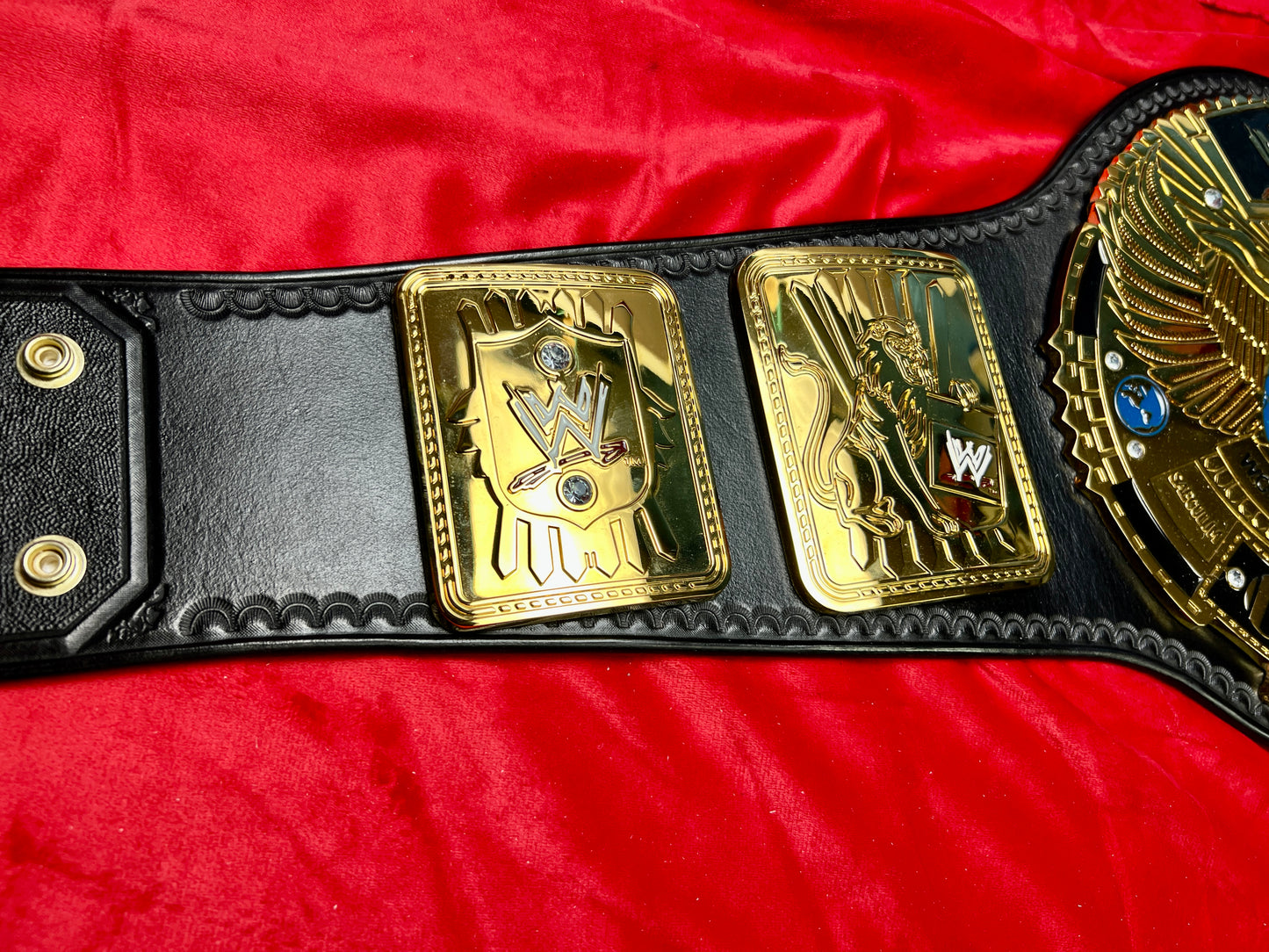 WWE Scratch Logo Big Eagle Replica V1 - V2 Hand Crafted Real Leather Strap