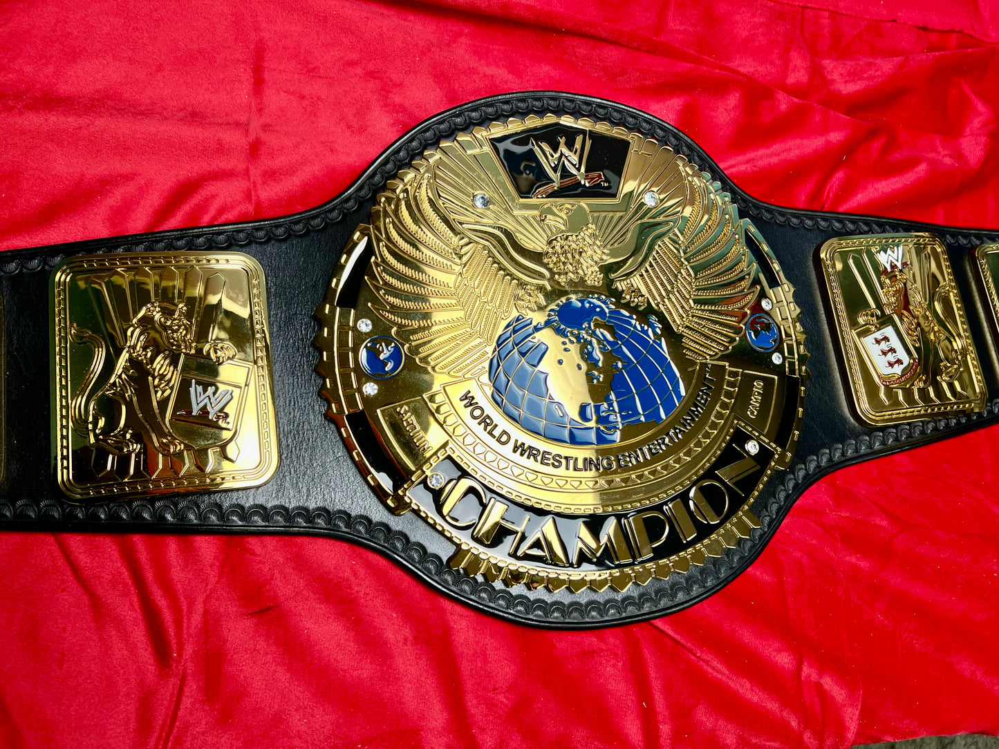 WWE Scratch Logo Big Eagle Replica V1 - V2 Hand Crafted Real Leather Strap