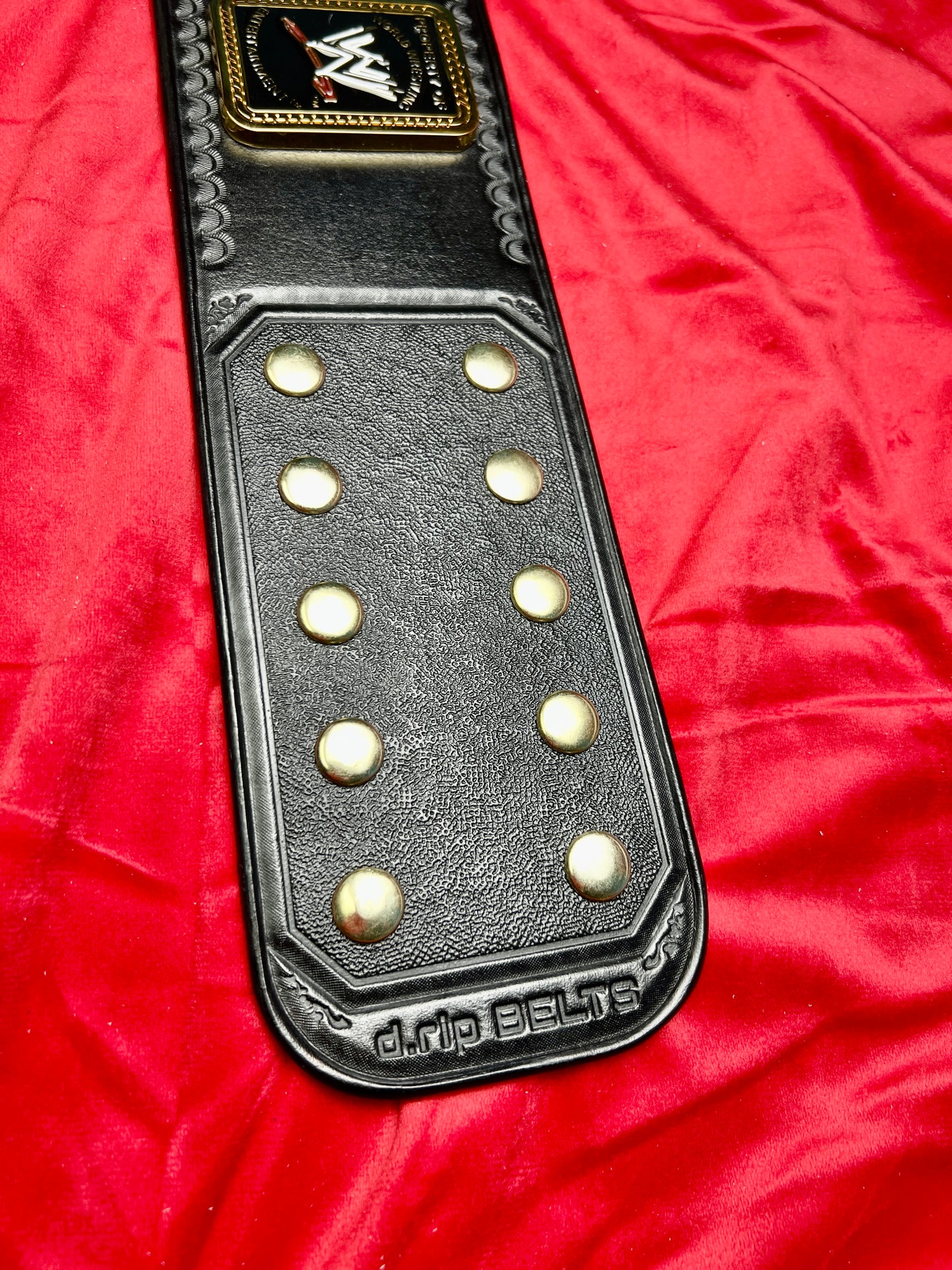 WWE Scratch Logo Big Eagle Replica V1 - V2 Hand Crafted Real Leather Strap