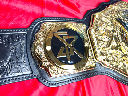 WWE World Heavyweight (Current) Replica Championship Hand Crafted Real Leather Strap