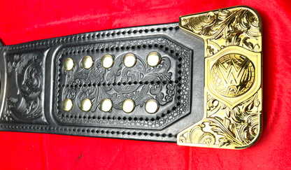 WWE World Heavyweight (Current) Replica Championship Hand Crafted Real Leather Strap
