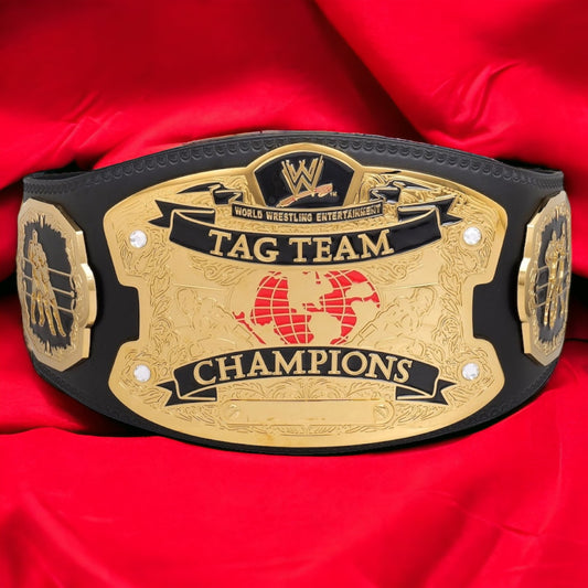 WWE Ruthless Aggression Raw Tag Team Championship Hand Crafted Real Leather Strap