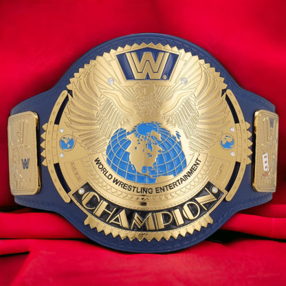 WWE Block Logo Big Eagle Replica Hand Crafted Real Leather Strap