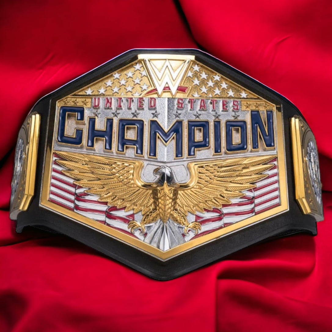 WWE United States Championship Hand Crafted Real Leather Strap