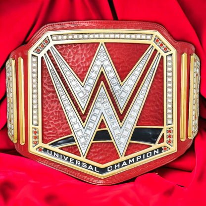 WWE Universal Replica Championship (Red) Hand Crafted Real Leather Strap