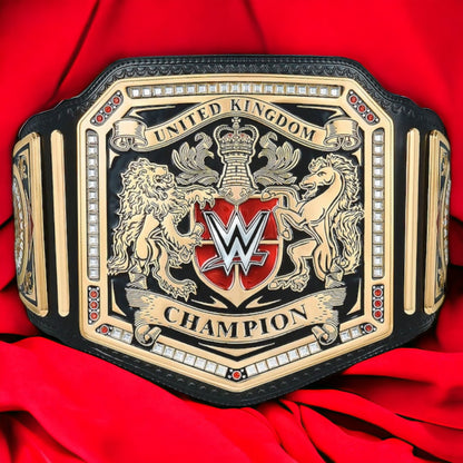 WWE NXT UK MEN's Replica Championship Hand Crafted Real Leather Strap
