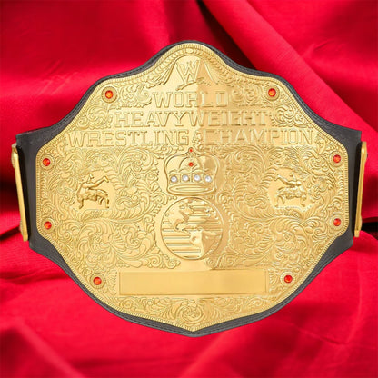 WWE Big Gold Replica Championship Hand Crafted Real Leather Strap