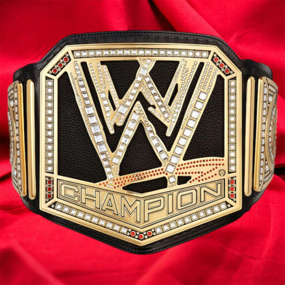 WWE Scratch Logo Replica World Championship Hand Crafted Leather Strap