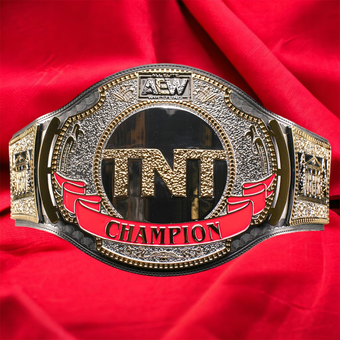 AEW TNT Championship V1 -V2 Hand Crafted Real Leather Strap