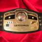 Fandu NWA Domed Globe Championship Hand Crafted Real Leather Strap