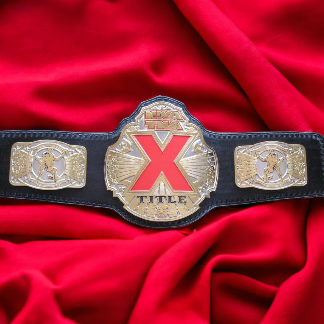 TNA X Division Championship Hand Crafted Real Leather Strap