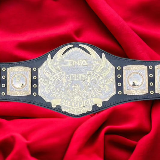 TNA Midwest World Championship Hand Crafter Real Leather Strap