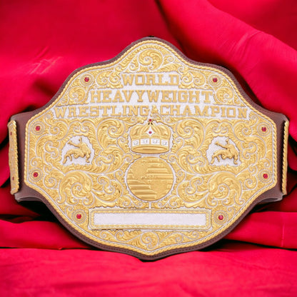 WCW Crumrine Big Gold Replica Championship Hand Crafted Real Leather Strap