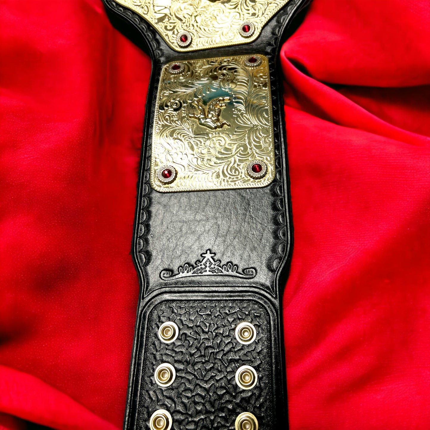 WWE Big Gold Replica Championship Hand Crafted Real Leather Strap