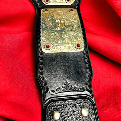 WWE Big Gold Replica Championship Hand Crafted Real Leather Strap