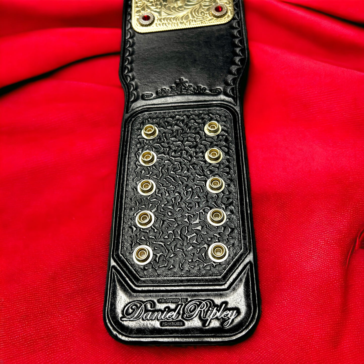 WWE Big Gold Replica Championship Hand Crafted Real Leather Strap