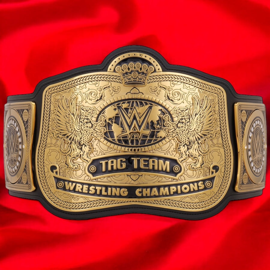 WWE Smackdown Tag Team Championship Hand Crafted Real Leather Strap