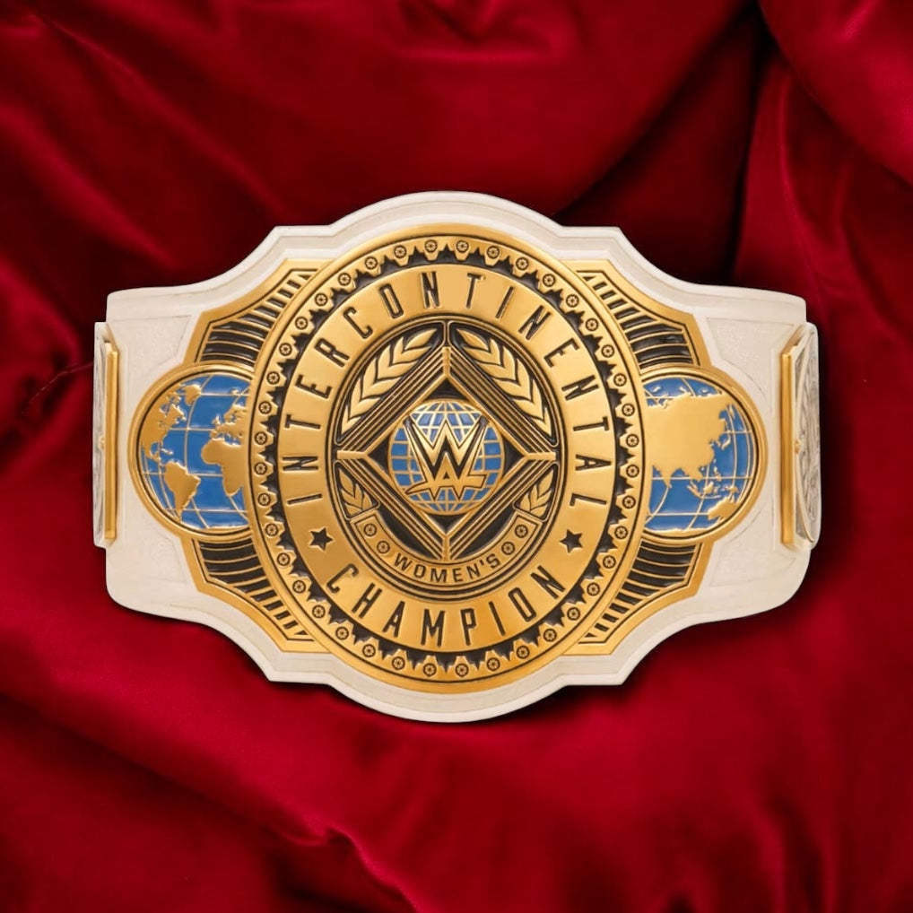 WWE Womens Intercontinental Championship Hand Crafted Real Leather Strap