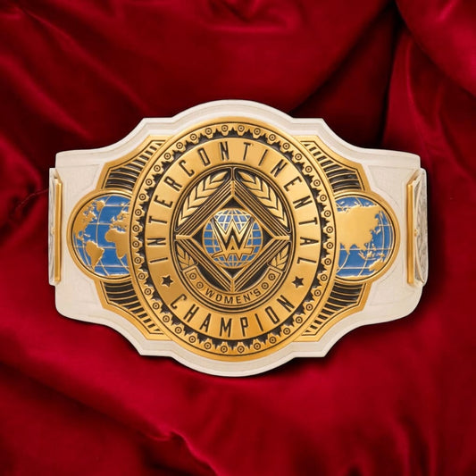 WWE Womens Intercontinental Championship Hand Crafted Real Leather Strap