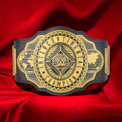 WWE Intercontinental V1/V2 Replica Championship Hand Crafted Real Leather Strap