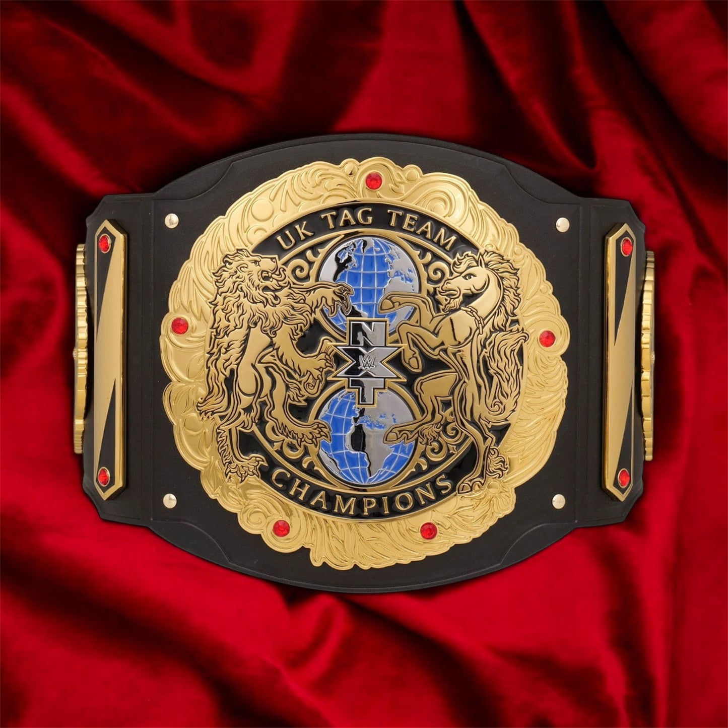 WWE NXT UK Tag Team Replica Championship Hand Crafted Real Leather Strap