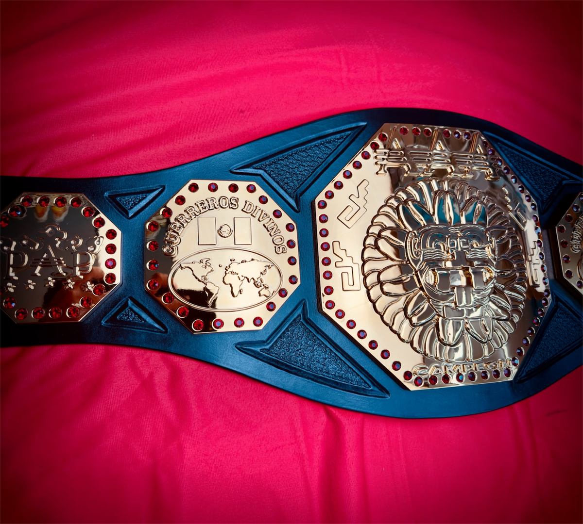 AAA Mega Replica Championship Hand Crafted Real Leather Strap