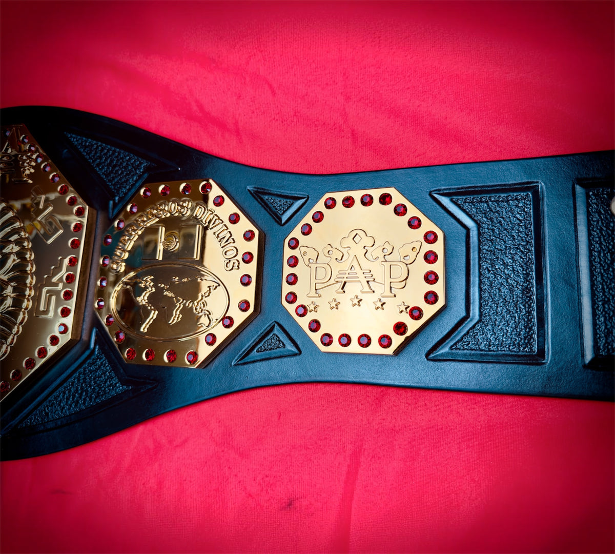 AAA Mega Replica Championship Hand Crafted Real Leather Strap